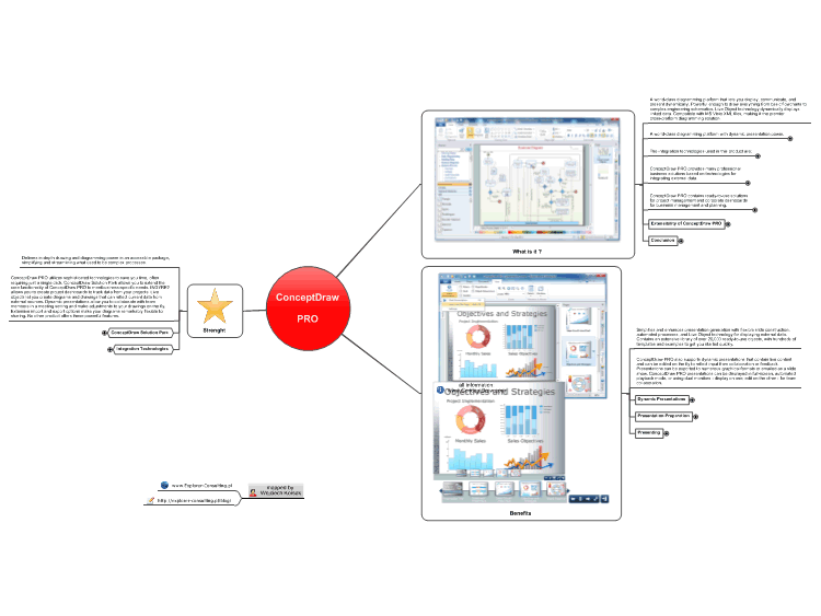 ConceptDraw PRO - overview in Mindjet MindManager format
