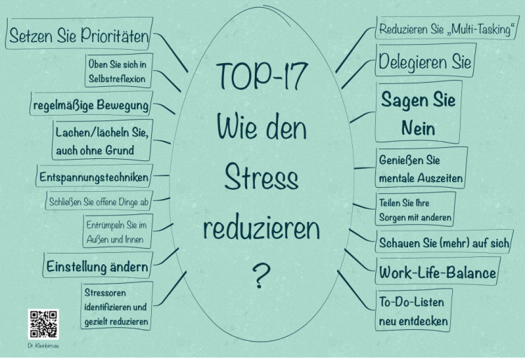 TOP 17 – Wie den Stress reduzieren?