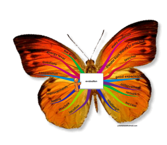 butterfly mindmap evaluation english