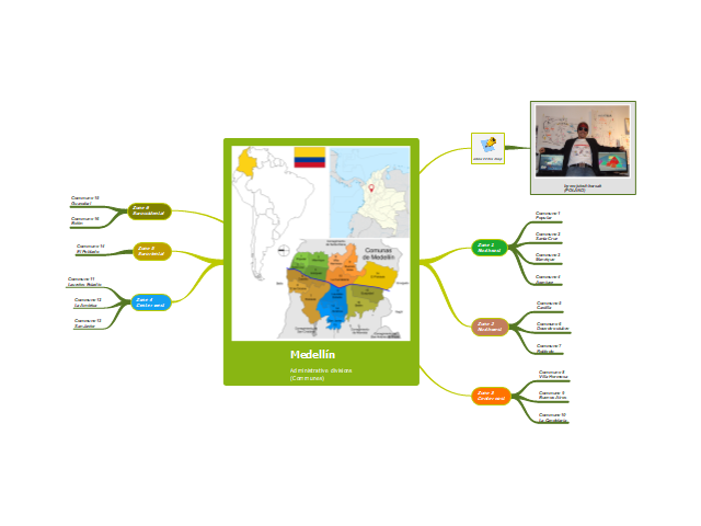 Medell&#237;n - Administrative divisions