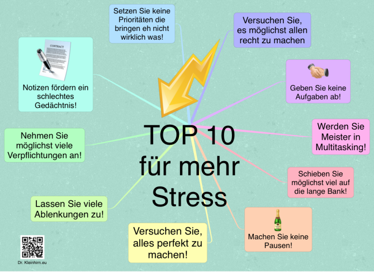 TOP 10 f&#252;r mehr Stress