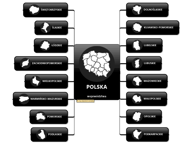 POLSKA - wojew&#243;dztwa