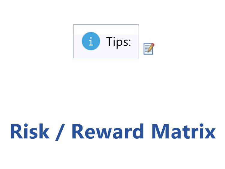 Risk / Reward Matrix Template