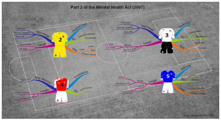 Sections of Part 2 of The Mental Health Act (2007)